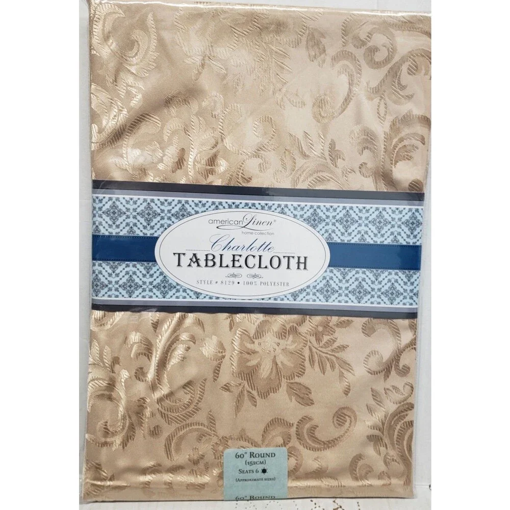 Fabric Textured Tablecloth 60